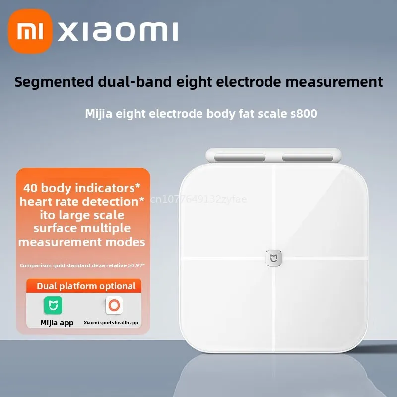 

Original Xiaomi 8 Electrode Body Fat Scale Digital Dual Band Heart Rate Detection Multi-function WiFi Bluetooth Remote Control