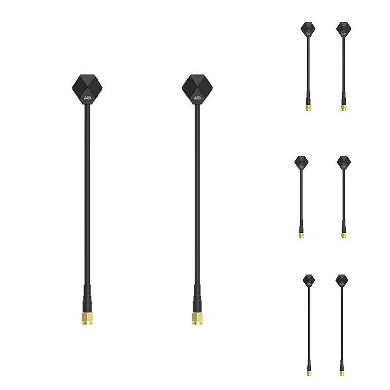 2PCS 5.8Ghz FPV Antenna SMA 2.4Dbi LHCP/RHCP Antenna 100MM/150MM For FPV Racing Drone Accessories Part