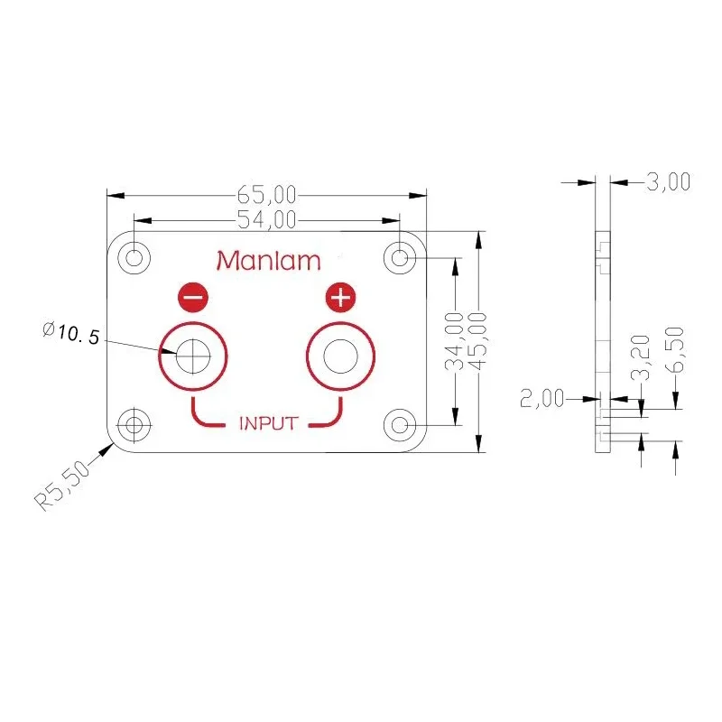 DLHiFi 2-Way Audio Speaker Binding Post Crystal Pure Copper Wiring Terminal Box Banana Plug Connector For HiFi Amplifer DAC