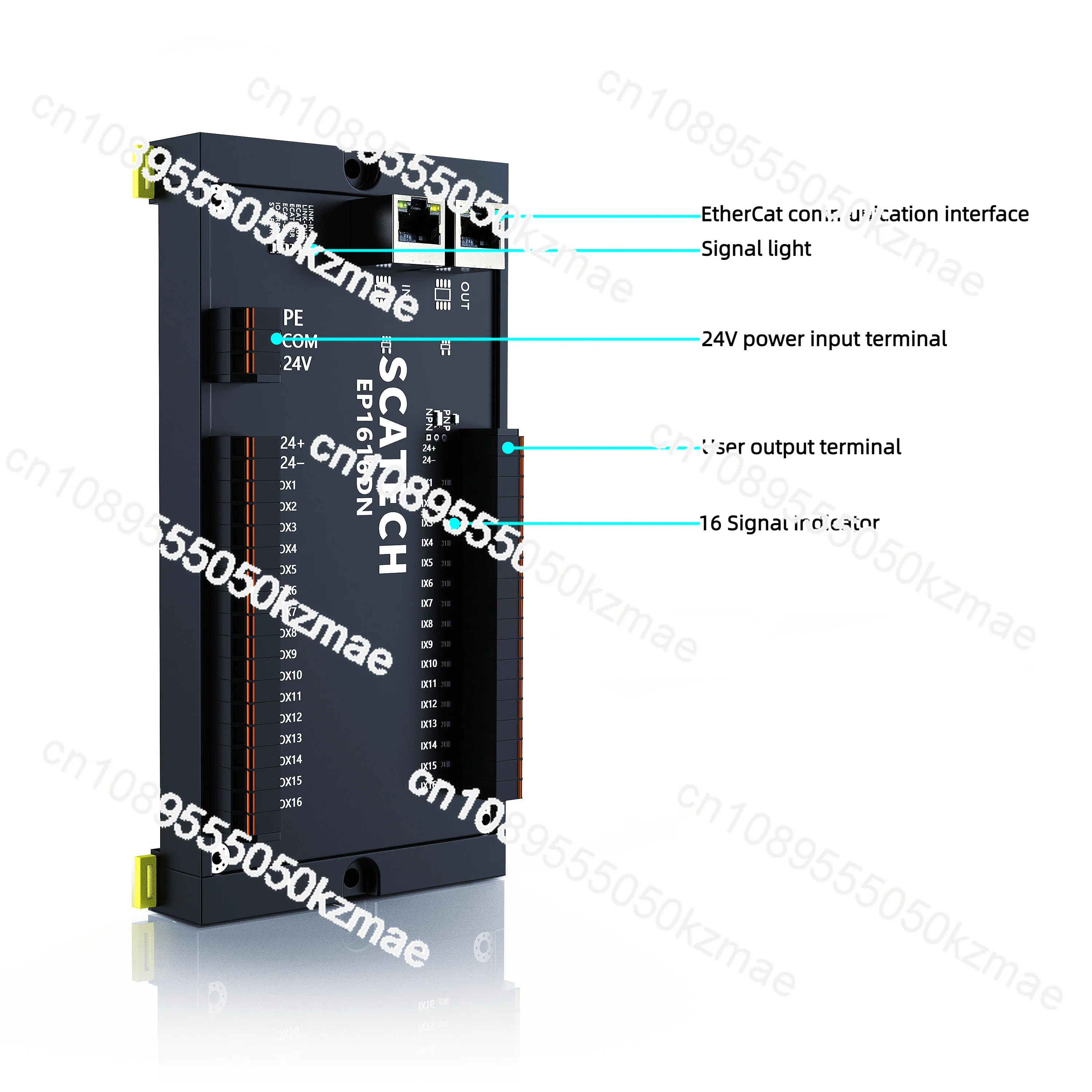 EtherCAT Remote Io Module Ethernet Distributed Bus Digital Analog Ethercat Mode Fast