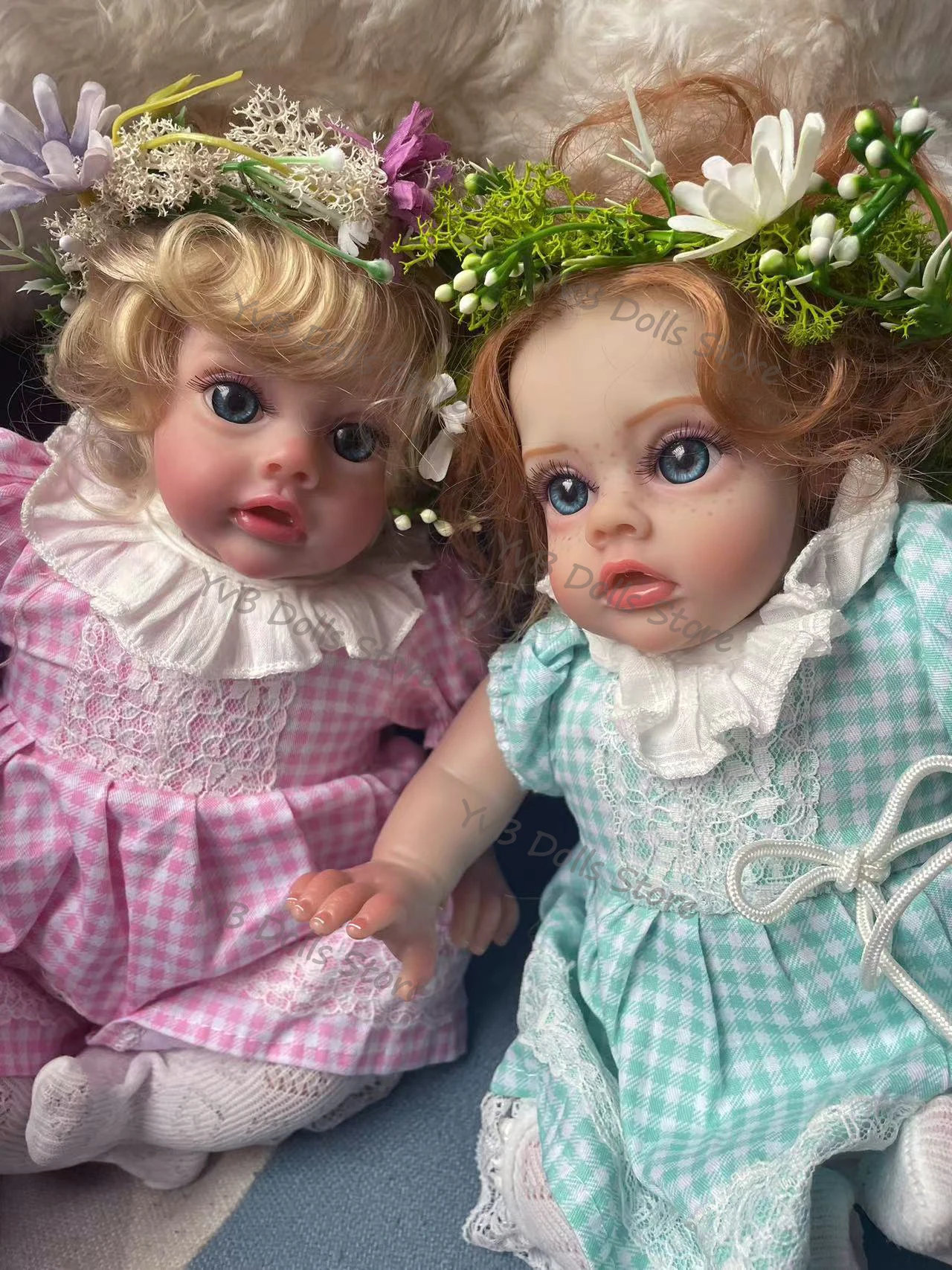 12 pollici Flo fata Elfo Morbido al tatto Panno Corpo Realistico Reborn Doll Strati multipli Pittura 3D Pelle Vene visibili Capelli radicati a mano