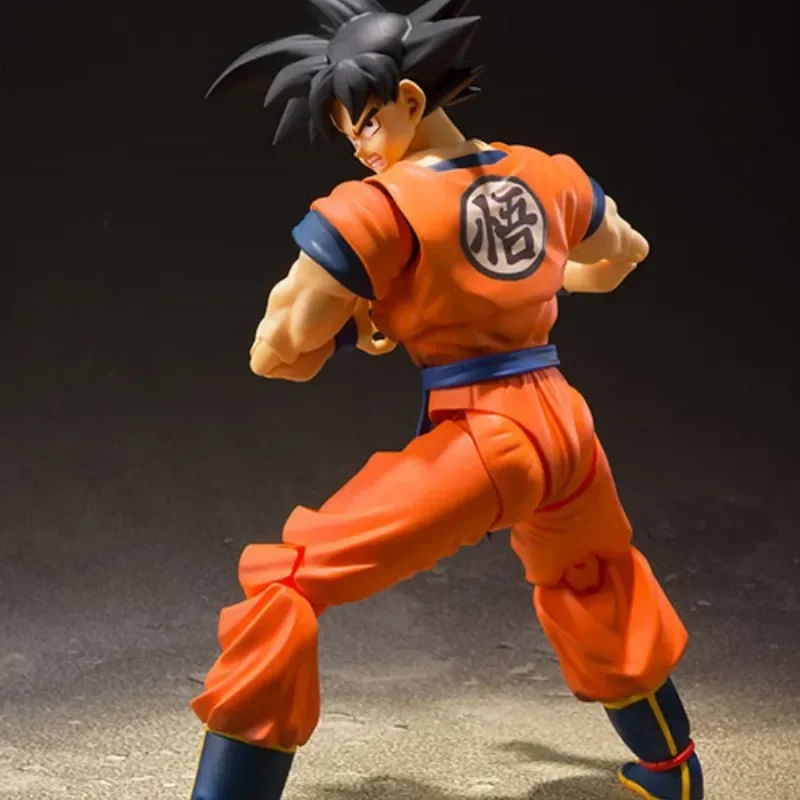 Bandai S.h.figuarts Shf Dragon Ball Z Son Goku Raised On Earth Action Figure Collectible Model Toy Gift