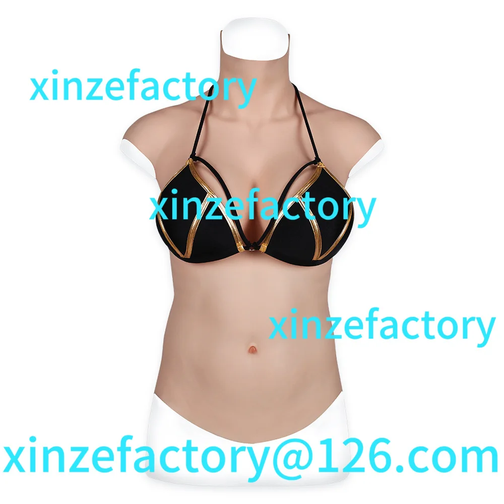 

Customizable half-body breast implants, high elastic solid chest, fake girl products