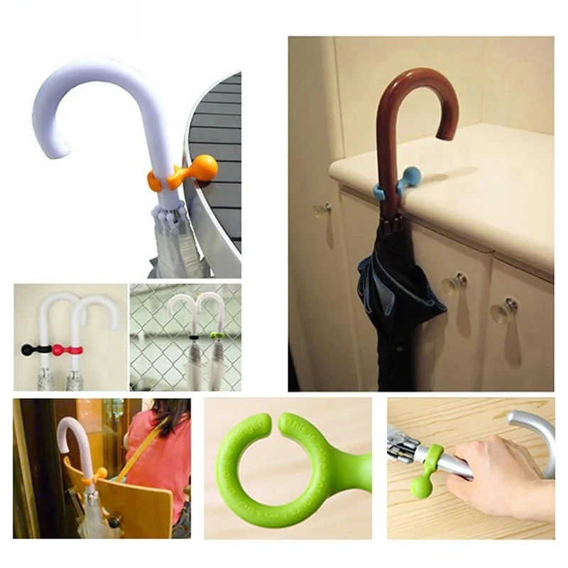 Table Clip Walking Stick Cane Holder On Table Rest Umbrella Hanger Phone Support Stand OR Portable Easy-to-Use Desk Colorful