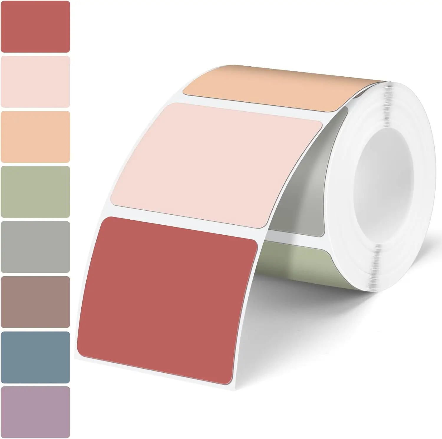 

240 Pcs Square Thermal Sticker Labels, Self-Adhesive Direct Thermal Paper for DIY, Name Tags, 1.18x1.57 inches (Multicolor)