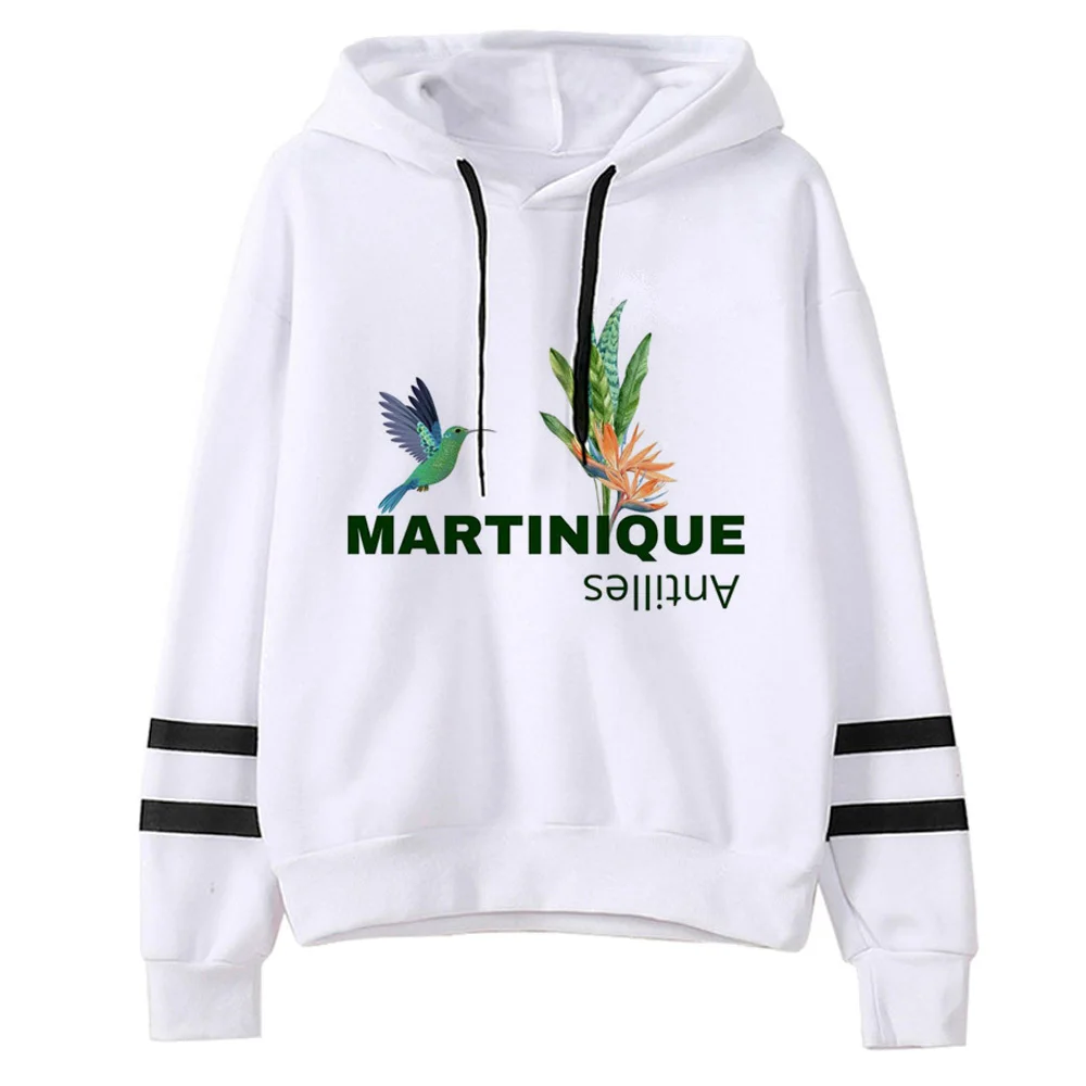 Martinique hoodies women anime 2023 Kawaii anime Hood female Fleece Pullover