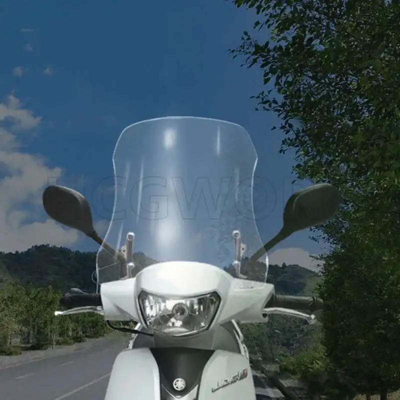 

Motorcycle Accessories Windshield Hd Transparent Heighten for Yamaha Jog i As125