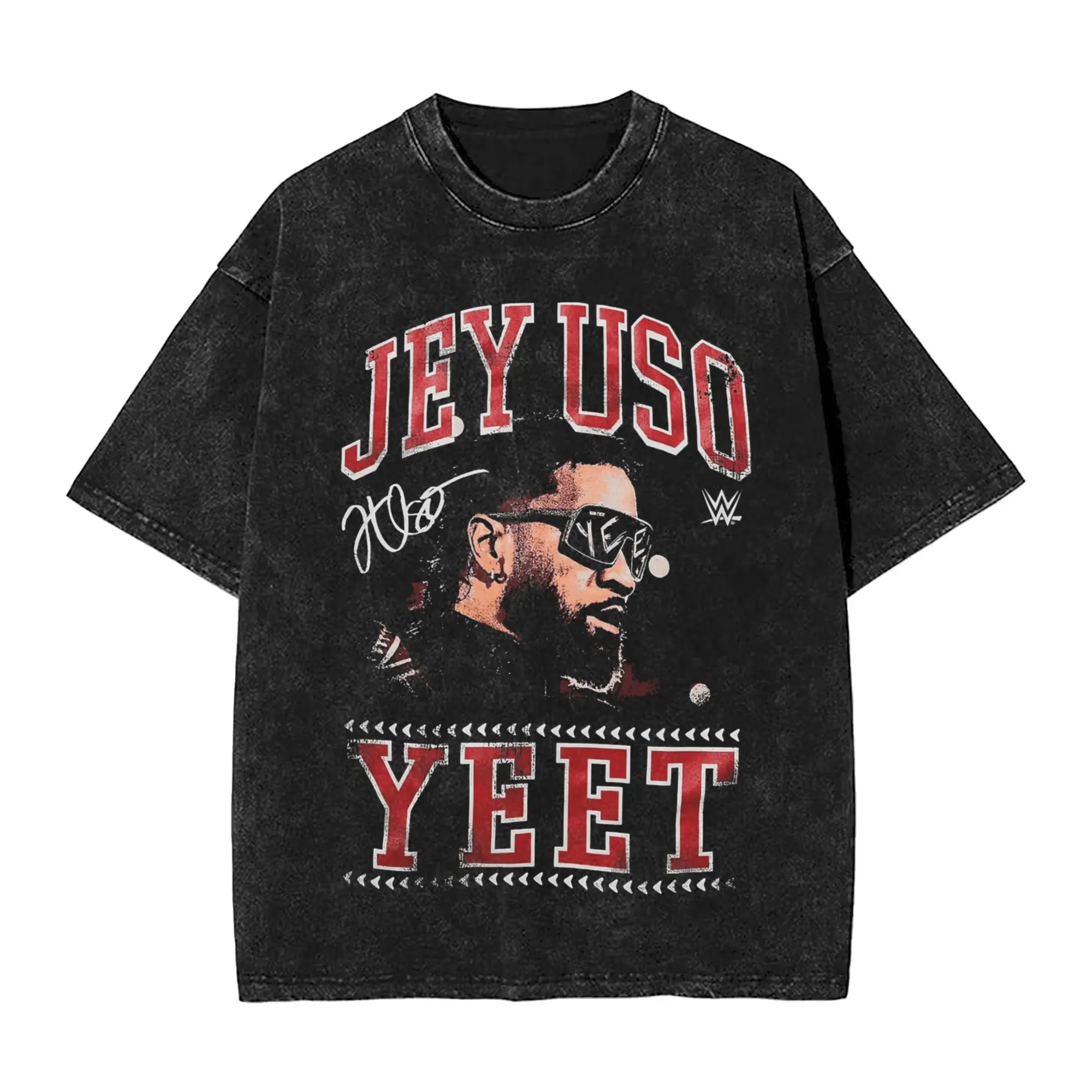 

Футболка Jey Uso YEET, пляжная футболка Y2K, забавные летние футболки, повседневная футболка для отдыха для женщин и мужчин, топы с короткими рукавами и принтом
