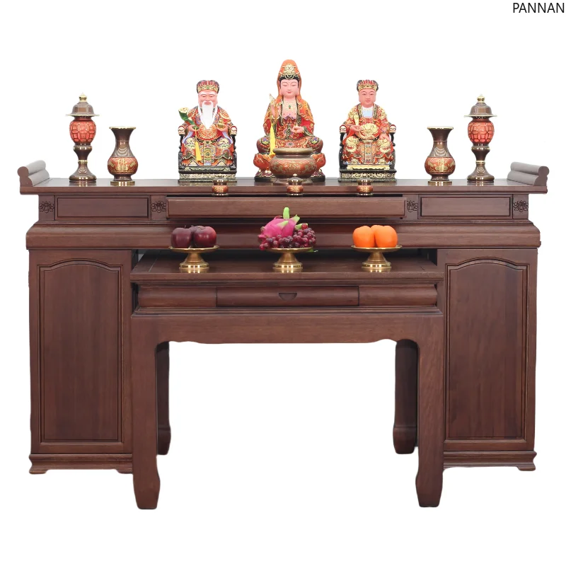 

Solid wood altar, altar, Buddha table, home altar, tribute table, Buddha niche combination