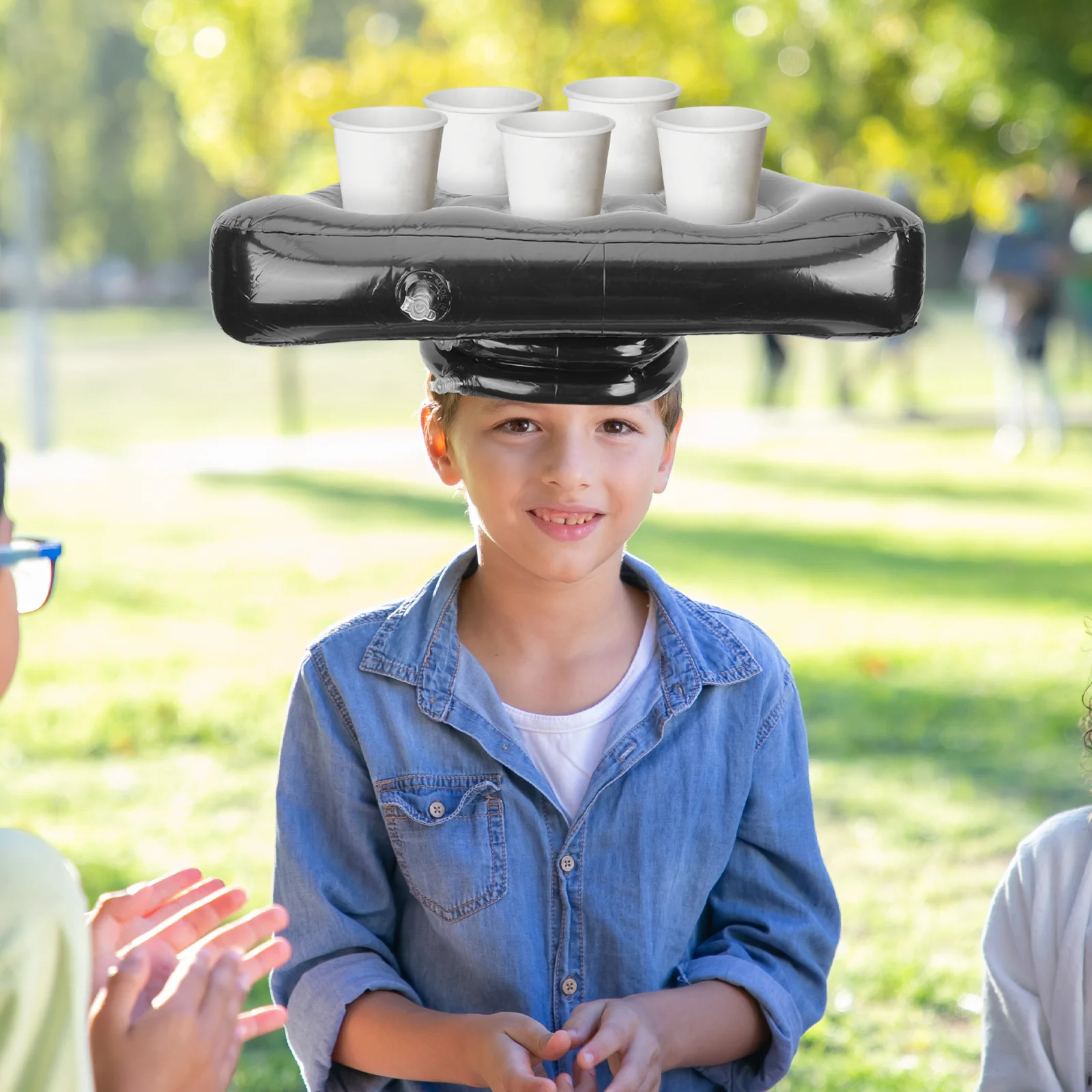 Inflatable Drink Holder Beach Party Triangular Cup Tray For Beer Storage, Swim Beer Holder, Pool Cup Holder, Pool Game