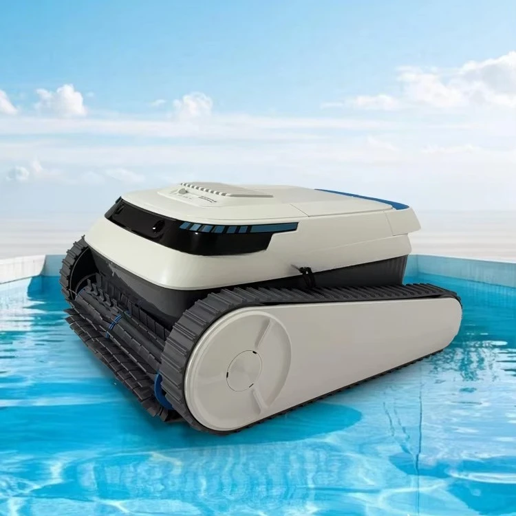 Smart Automatic Pool Robot Pool Bottom & Wall Cleaning Efficient Vacuum Decontamination Machine view 3