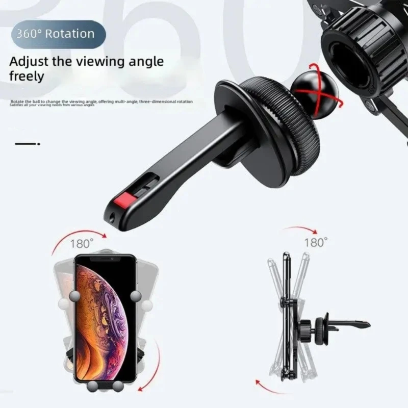 96BA Innovative, automatisch festziehende Handy-Autohalterung, verstellbares Klemmdesign für 4-6,7-Zoll-Geräte, einfache – Detail 1