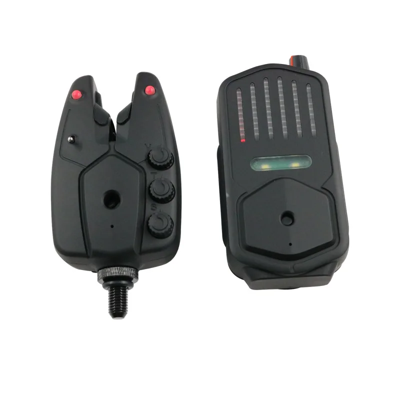 JZH-RF2958 4+1 500m Range 6 LED Color Waterproof Vibration Night Light Fishing Bite Alarm Set for Carp Fishing Outdoor
