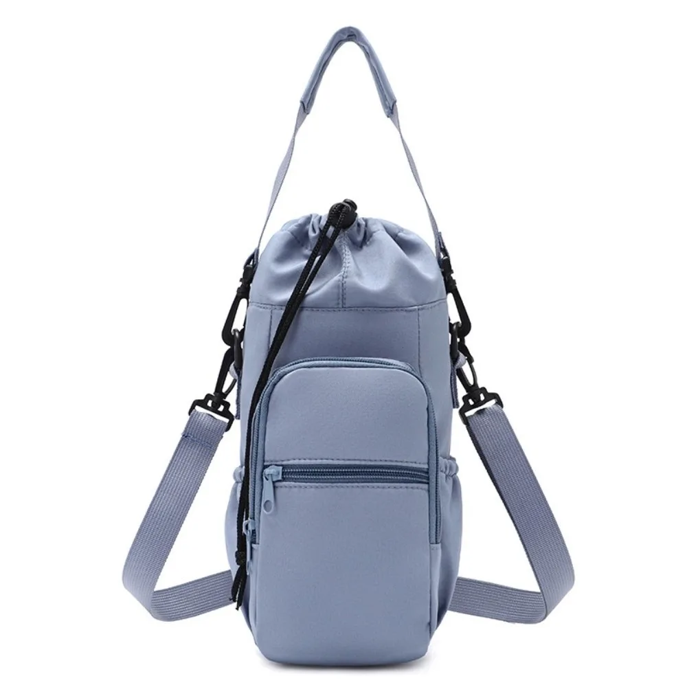 

Adjustable Strap Water Bottle Bag Protective Sleeve with Phone Pocket Thermos Bottle Holder Insulated Crossbody