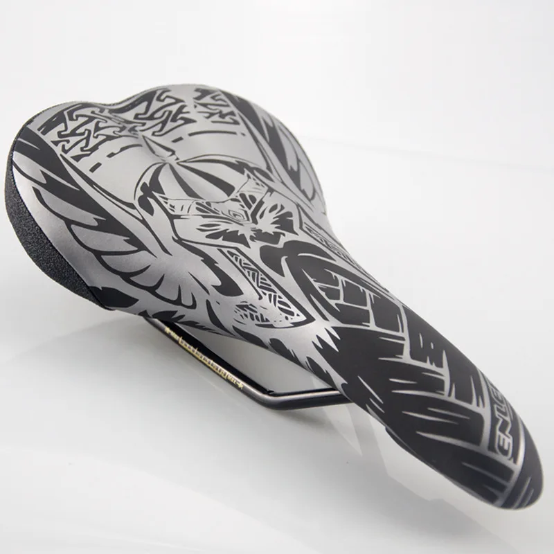 ENLEE Bicycle Saddle Mountain MTB Road Bike Cushion Shock Absorber Saddle Wide Comfortable Surface Big Seat Lightweight