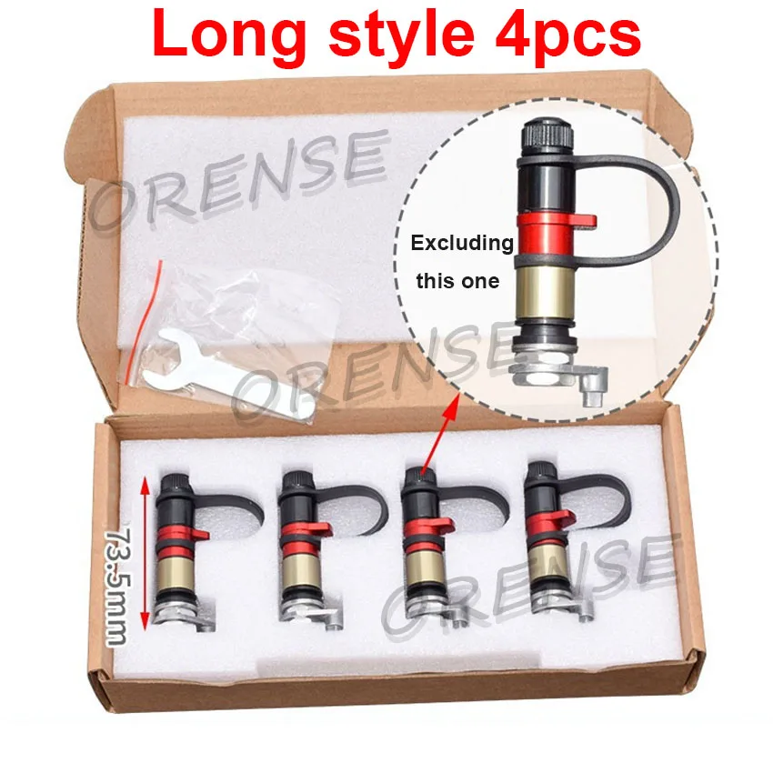 Car Pressure Relief Valve Off-road Sand Tire Quick Release Valve Desert Tire Quick Release Valve With Long And Short Style 4pcs
