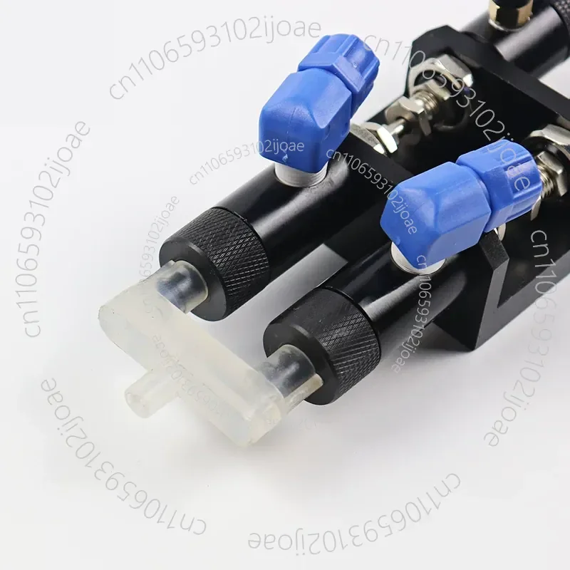 QLH-23AB Double Liquid Suction Dispensing Valve Connected To Plastic Tee AB Pneumatic Dispensing Valve Dispensing Machine