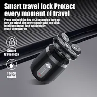 Afeitadora eléctrica para hombres, afeitadora Facial, recortadora de barba, Afeitadora eléctrica resistente al agua, afeitadora recargable, juego multiusos