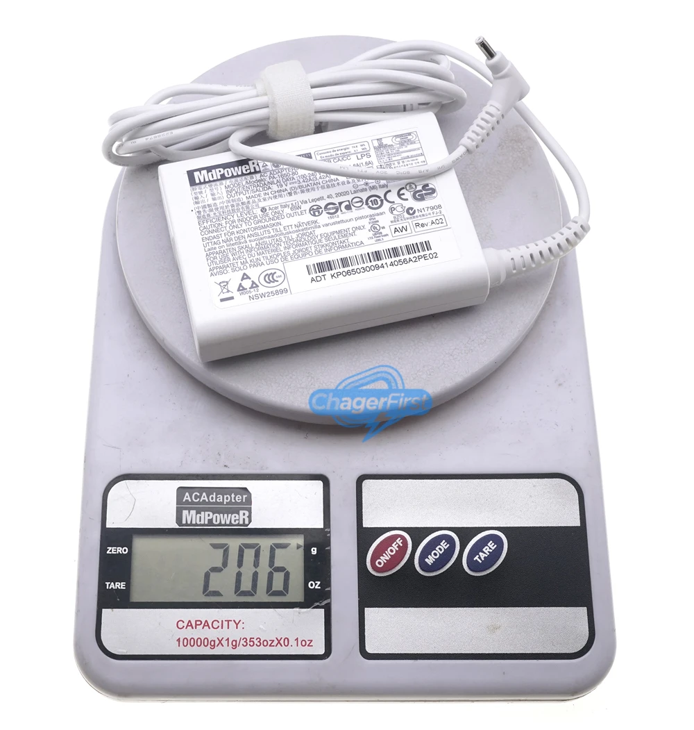 Genuine 65W PA-1650-80 AC Adapter For ACER Aspire S3 S5 S7 S7-191 S7-391 ULTRABOOK ICONIA W700 Series Laptop Charger 19V 3.42A