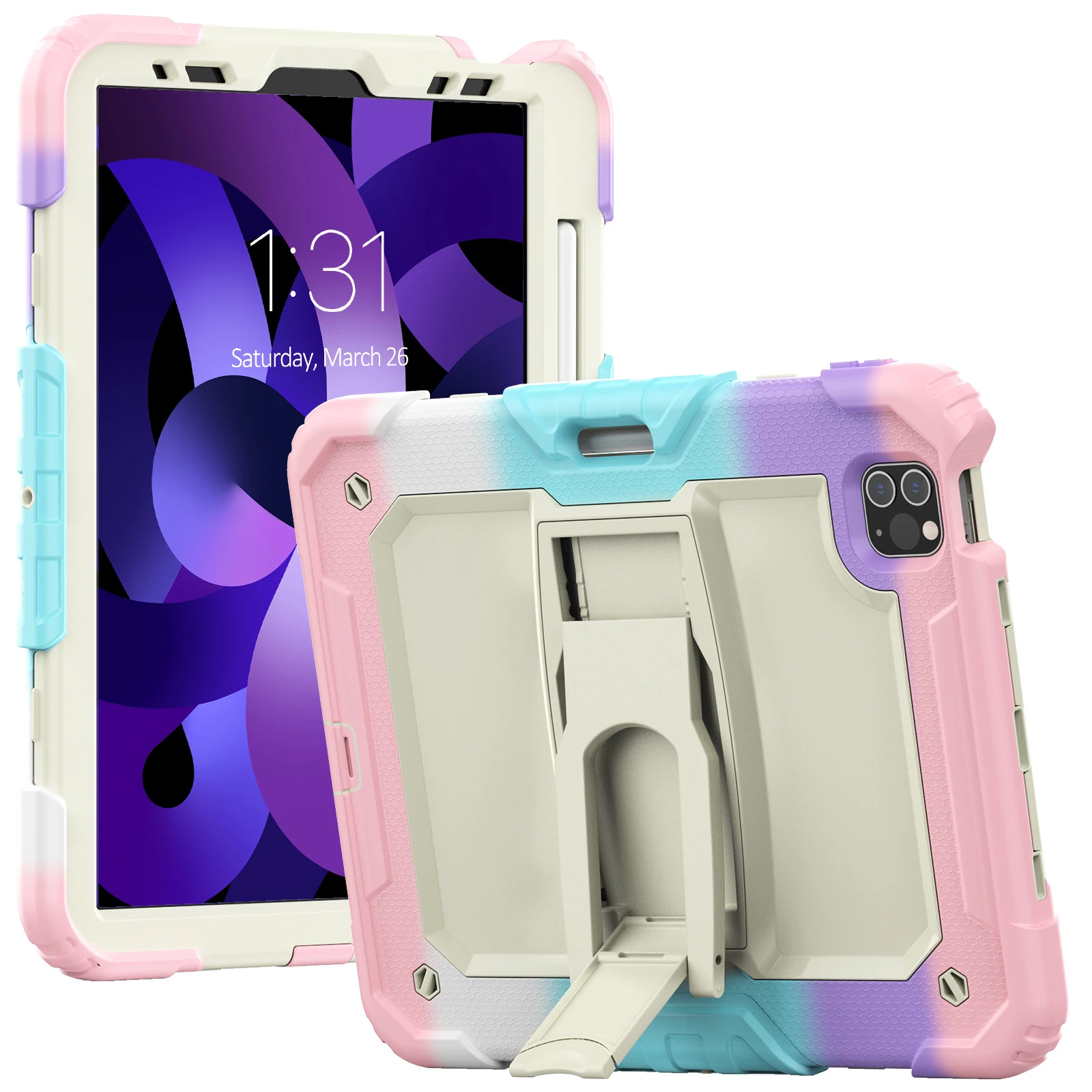 

Stand Tablet Case For iPad 2025 2024 10.2 10.9 12.9 13 11 inch Air 3 4 5 Mini Pro 6 7 8 9 10th 11th Generation Cases Cover