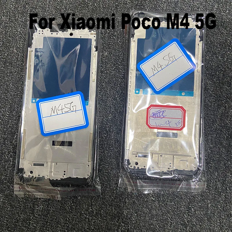 Xiaomi-Lunette de cadre LCD avant, cadre central, boîtier arrière, plaque intermédiaire, 5G, nouveau, 6.58 pouces, 22041219af