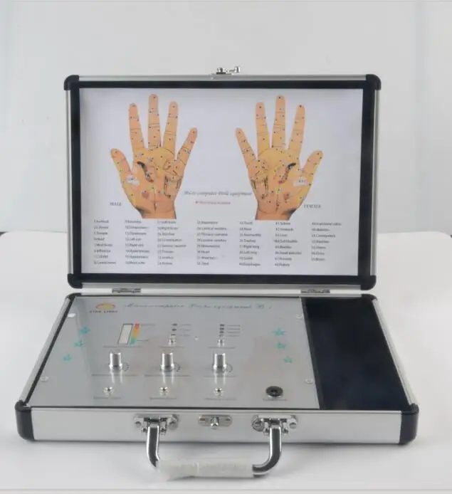 Chinese medicine analyzer machine hand diagnosis therapy device body acupuncter detector