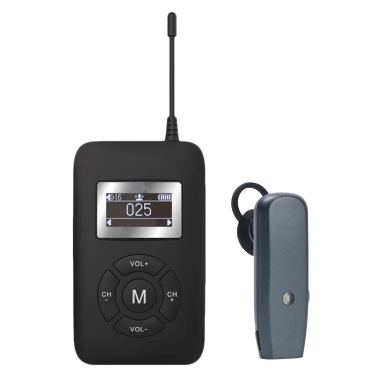 

Wireless Radio Audio Tour Guide Management System with Disinfection Carry Case