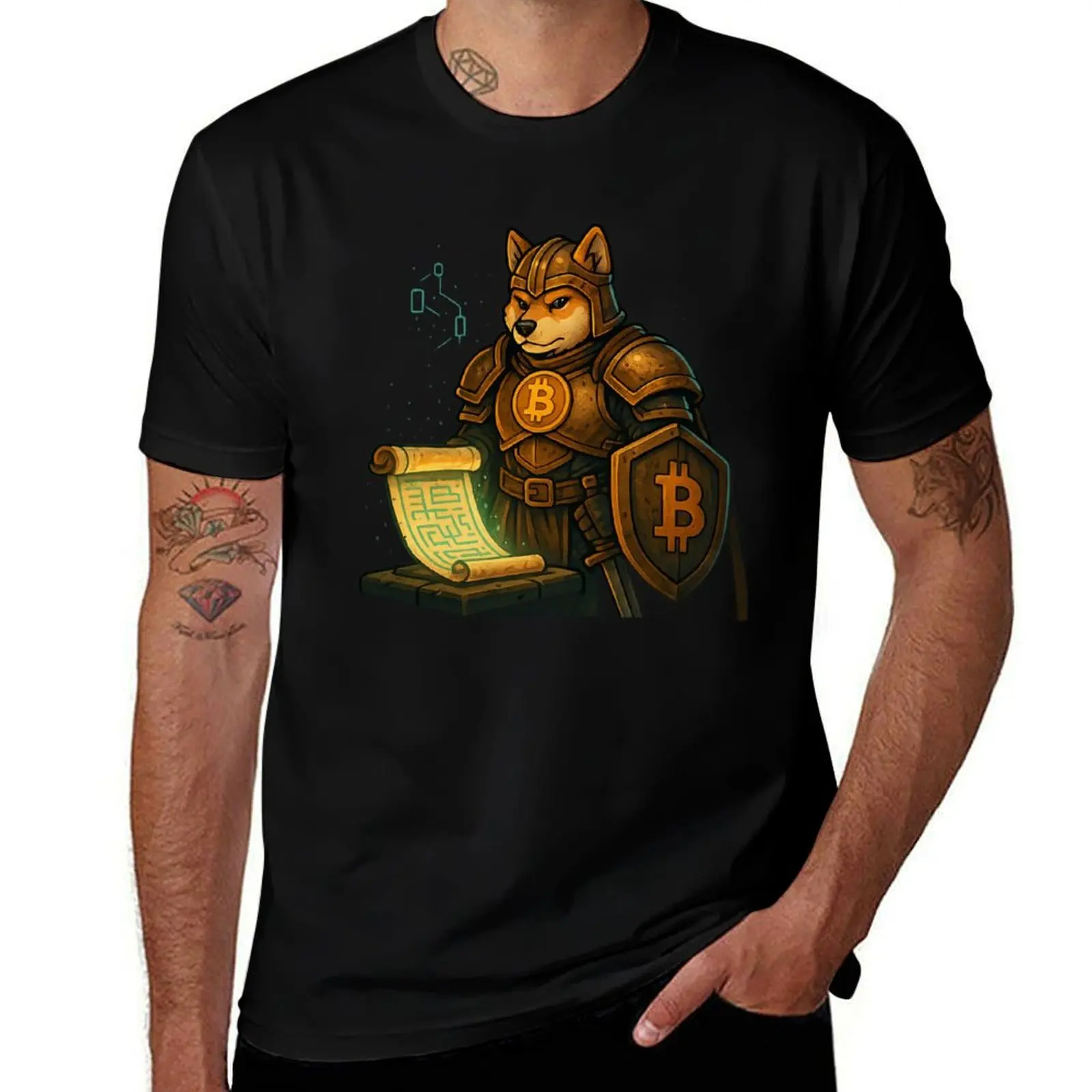 

Shiba: Guardian of the Ledger T-Shirt vintage graphic tee custom t-shirts anime t shirts funny t shirts men