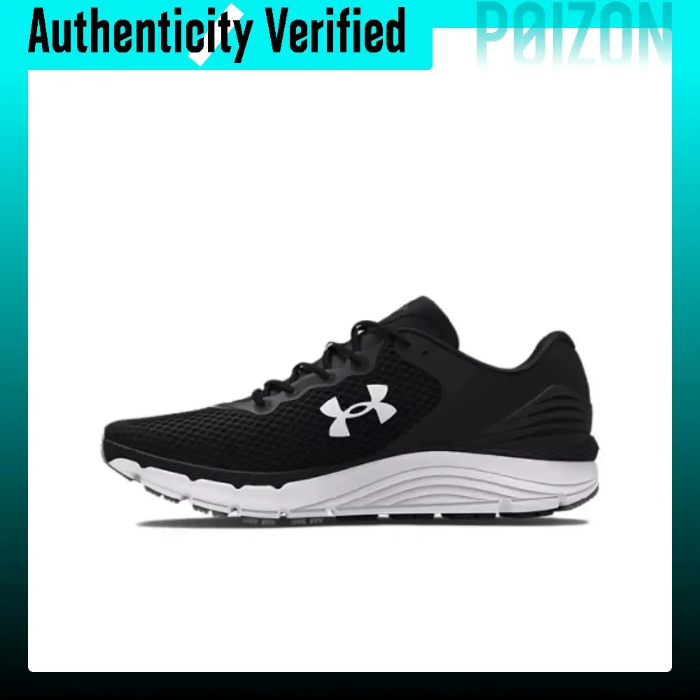 Under Armour Charged Intake 5 Running Shoes Men's Low-top Black/White 3023549-001