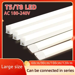 180-265V Cabinet Lights Led Tube Light Bar 60CM 90CM 100CM 120CM Under Cabinet Lighting for Kitchen Warehouse Garage Closet Lamp