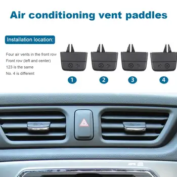 Spona na nastavení listů klimatizace 97480-4X110WK-1, spona na výstup klimatizace, pádla pro KIA K2 2011-2015 8 nejlepší prodej klip na odvzdušňovací otvor klimatizace pro auto Kia - №6