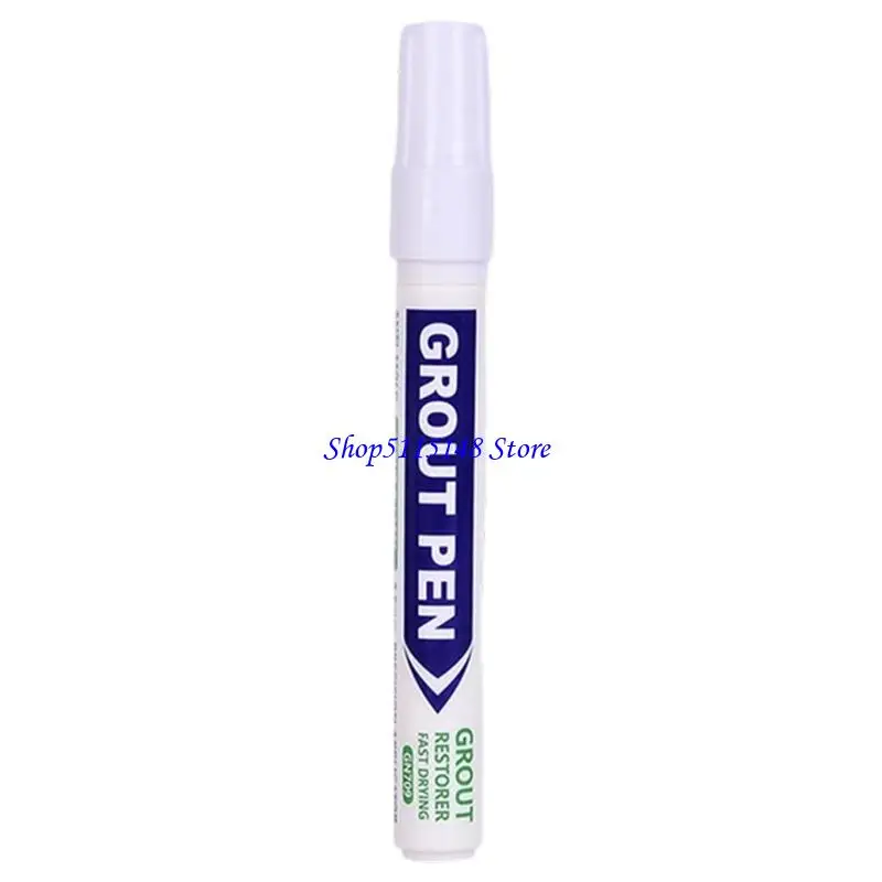 

F3MA Grout Reviver Pen Water Resistant Fast Drying Grout Pen Tile Grout Marker Pen For Tile Seams Bathroom Kitchen Floor