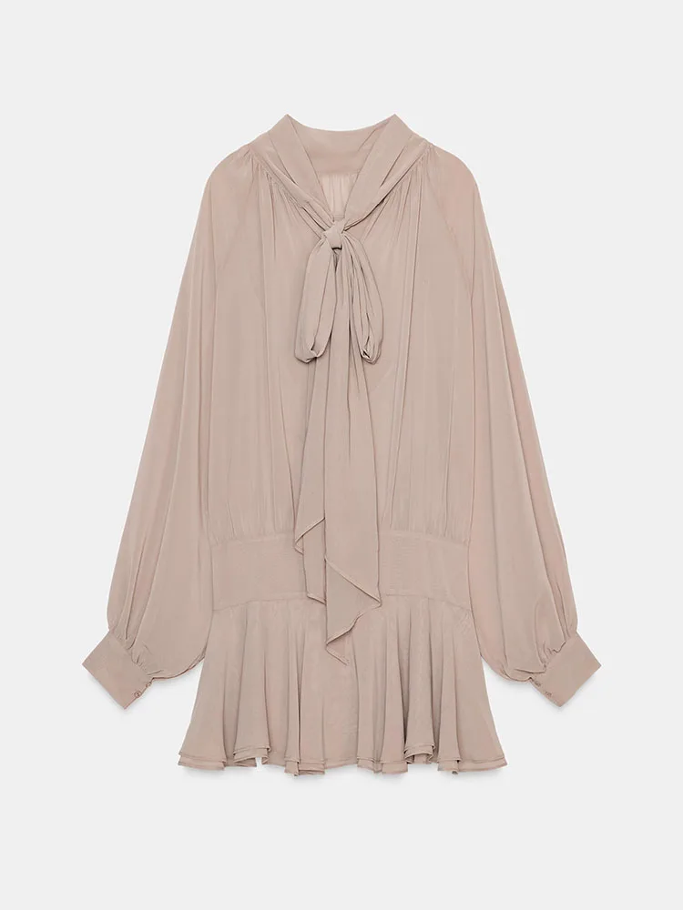 Sweet Ele Knot ort Dr 2025 Inverno Nuovo arrivo Faion Gonna casual a trapezio da donna Lunga Sve Slim Fit