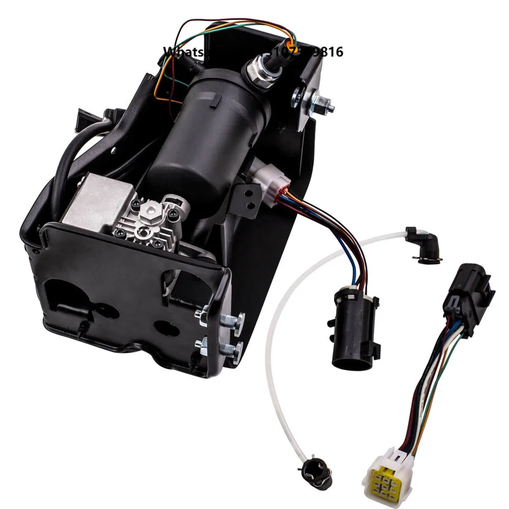 Pair Air Suspension Shocks+Compressor Pump Kit for Escalade Suburban Tahoe Yukon 949 000 25979391
