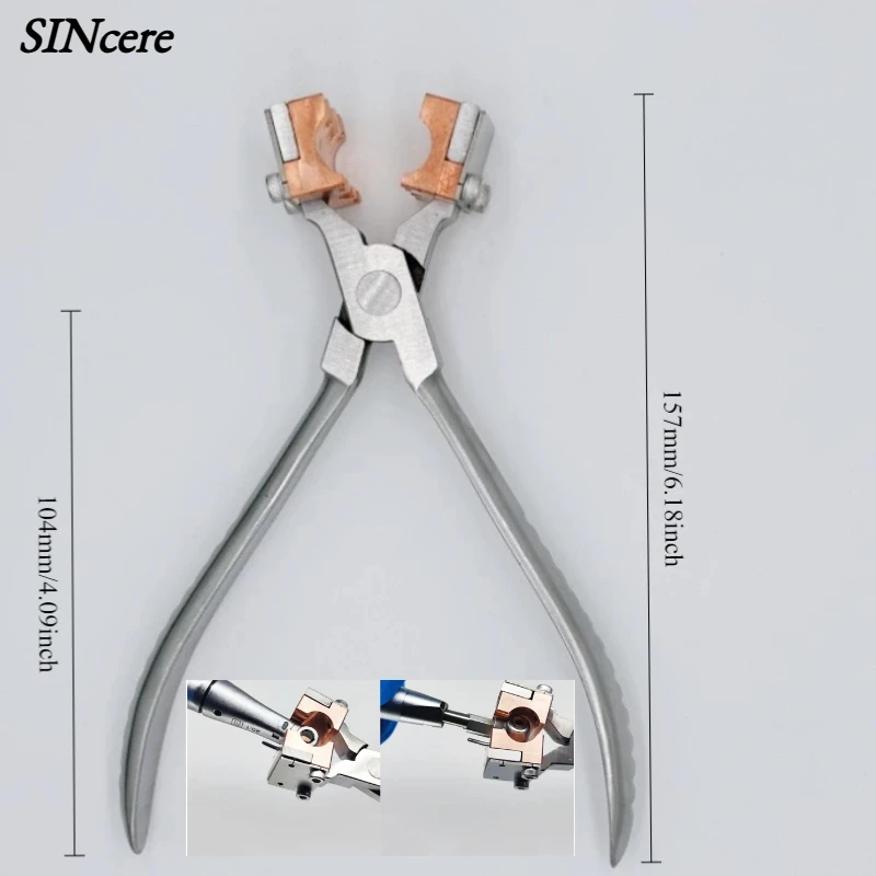 Dental Turbine Maintenance Purple Copper Pliers Anti Scratch Special Equipment Maintenance Tool Do Not Damage The Coating