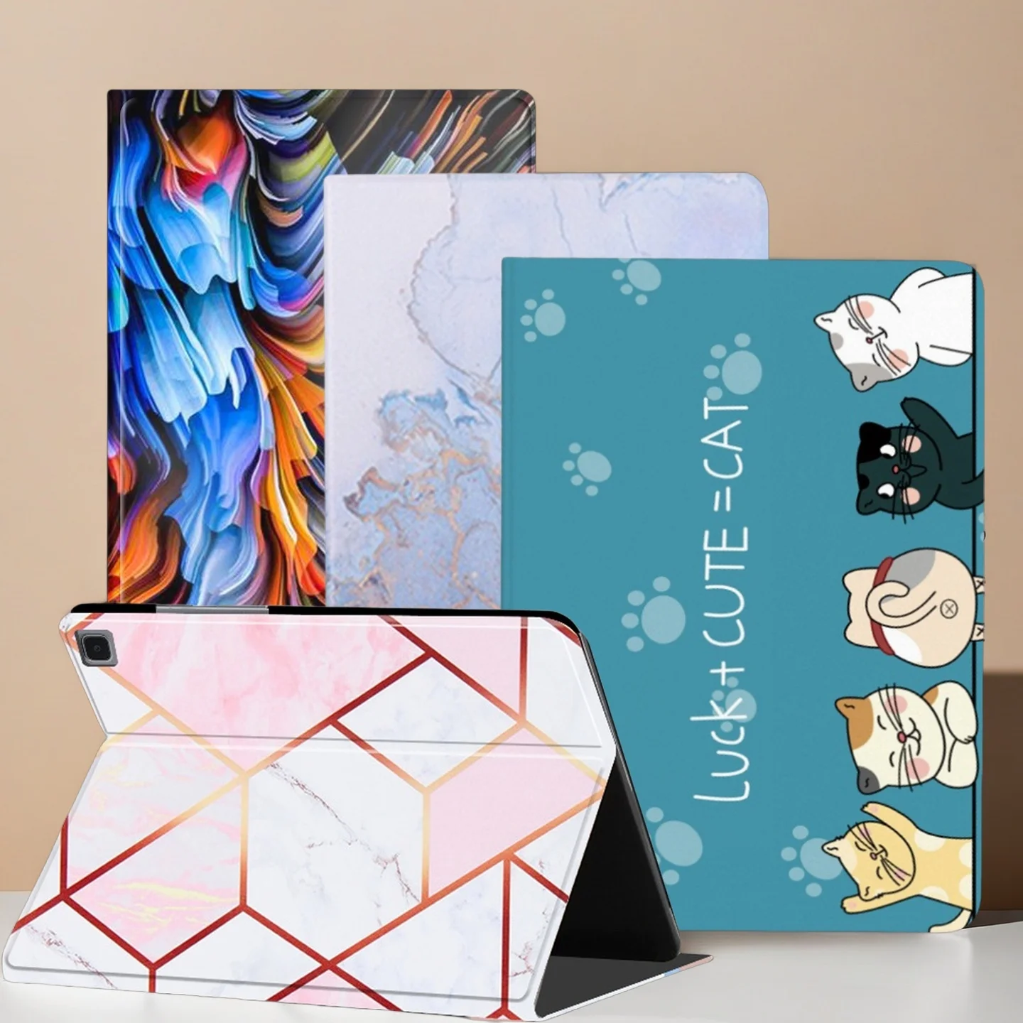 

For Samsung Galaxy Tab A7 Case 2020 10.4inch SM-T500 SM-T505 Book Flip Stand Tablet Cases For Galaxy Tab A7 2022 Cover SM-T509
