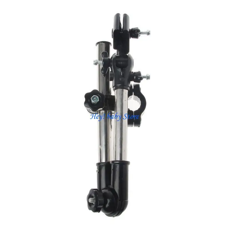 Q1FE Stroller Mount Stand  Accessories Baby Stroller Umbrella Holder Adjustable Baby Cart Parasol Shelf Cycling Bike Umbrella