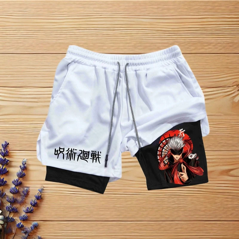 

Japanese Anime Jujutsu Kaisen Gojo Shorts - Men's Fast-drying Sports Shorts Summer New Men's and Women's Clothing