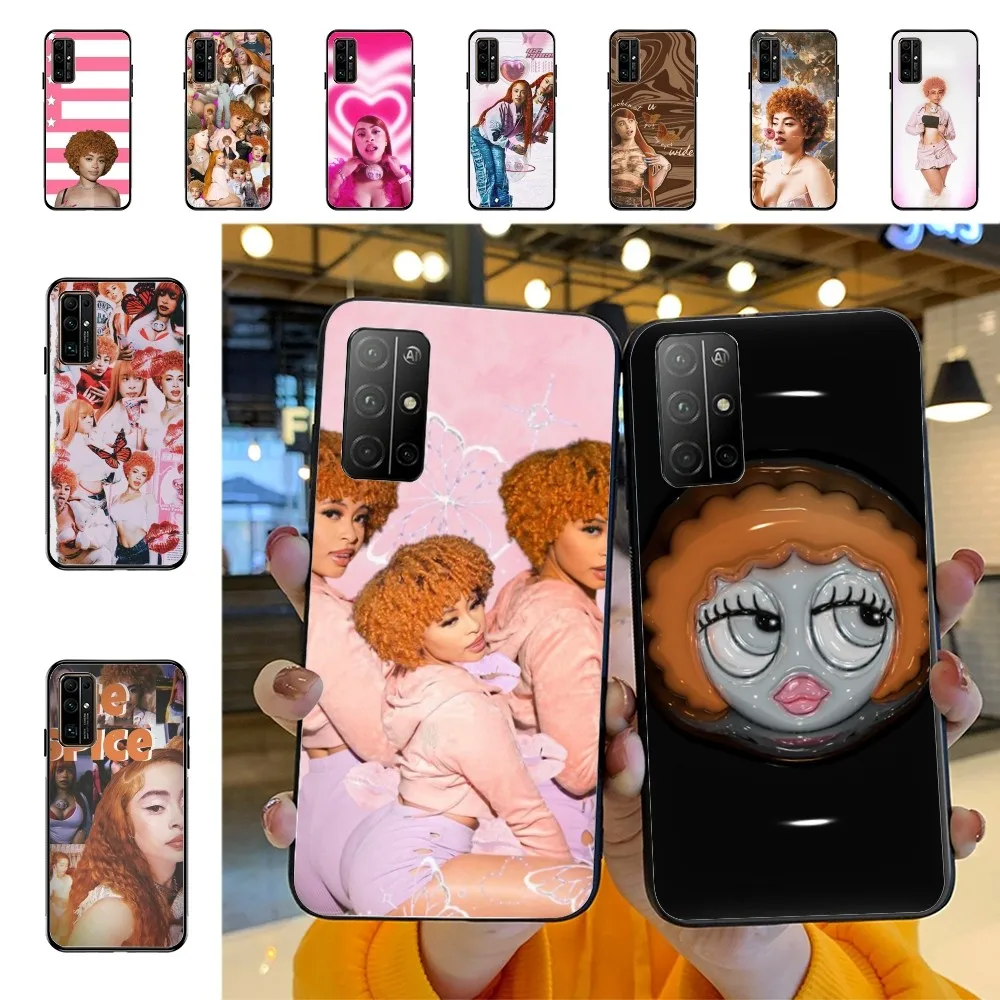 Rapper Ice Spice  Phone Case For Huawei Honor 10 lite 9 20 7A 9X 30 50 60 70 pro plus Soft Silicone Cover