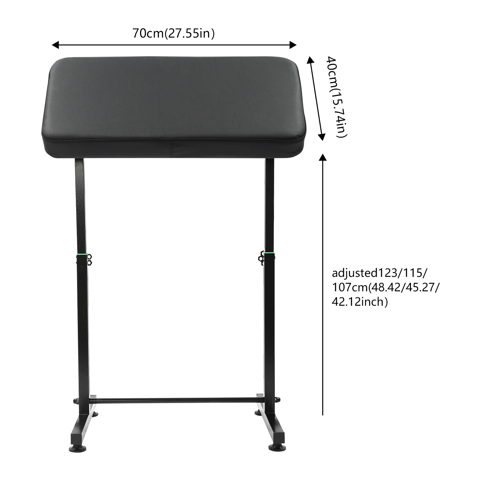 حامل مسند ذراع الوشم قابل للدوران 180 ° مسند الذراع حامل معصم الساق 27.2-40.2 بوصة ارتفاع قابل للتعديل لوحة كبيرة الحجم مسند الذراع قوس #4