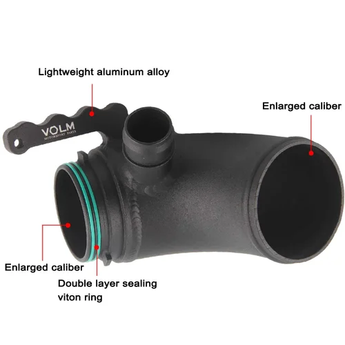 Imagen 2 del producto Tuberías de mejora de salida de entrada Turbo para coche, silenciador Turbo, elimina para Golf Mk7 Gti Audi A3 8V S3 S1 TT Leon EA888 Gen3 1,8 T 2,0 T