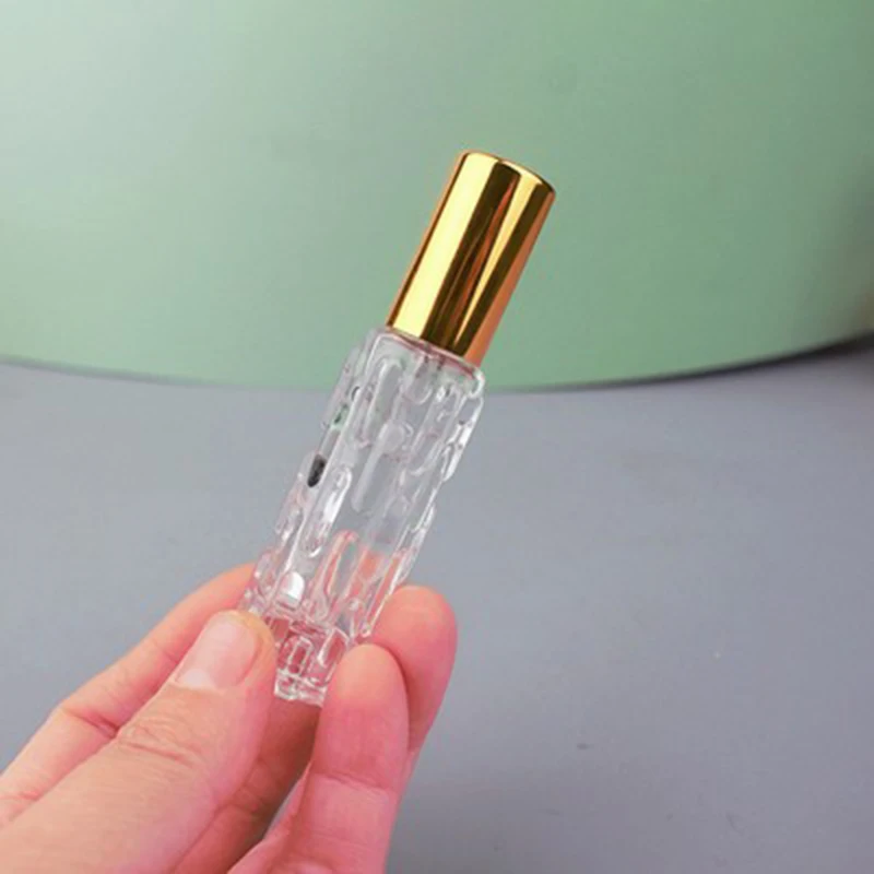 5 Stks/pak 10Ml Helder Glas Parfum Spuitflessen Verstuiver Draagbare Mini Lege Sproeier Pomp Cosmetische Container