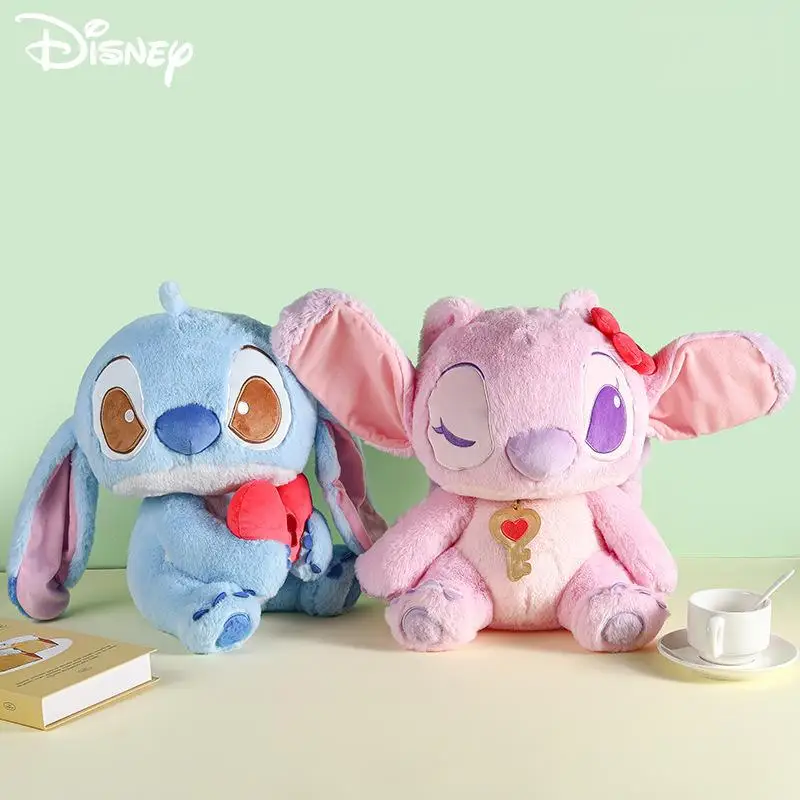 

Disney Stitch Angel пара плюшевых игрушек аниме кукла мультфильм и милые детские игрушки подарок на день рождения подарок на день Святого Валентина