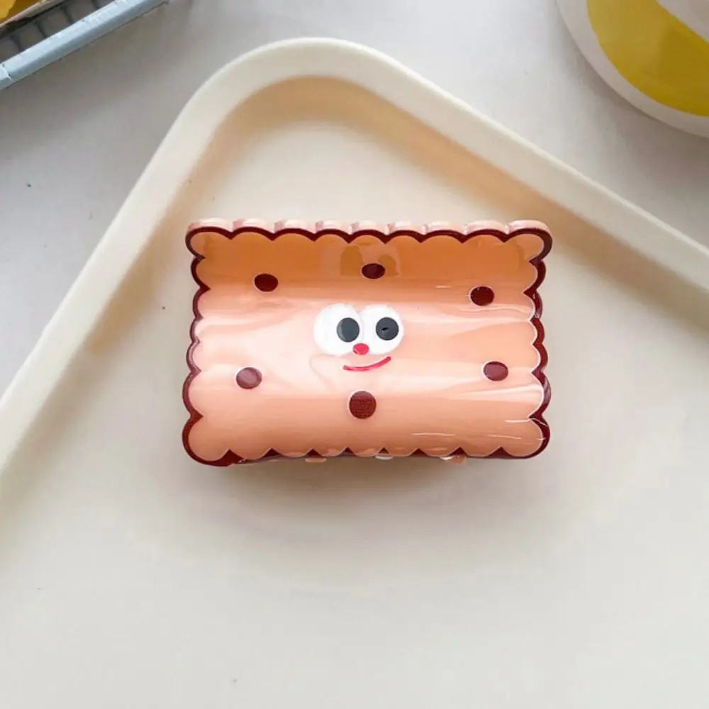 Cartoon Cookie klamra do włosów koreański styl włosy krab klips Cookie rekin nakrycie głowy uchwyt na kucyk octan spinka do włosów Wash Face