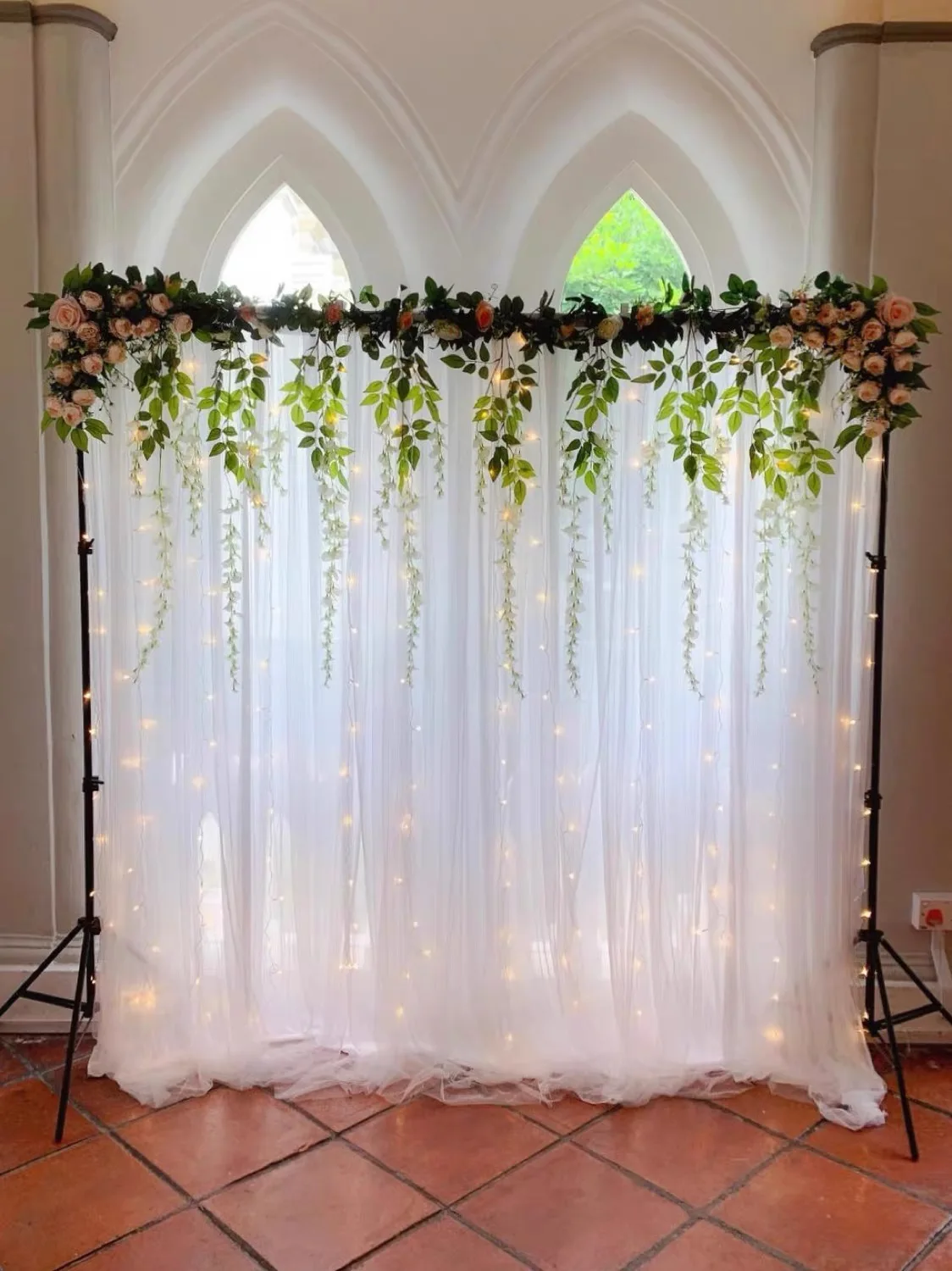 

Роскошные занавески из ледяного шелка с тюлевыми вставками для декора сцены, свадебных мероприятий, фотозон, дней рождения