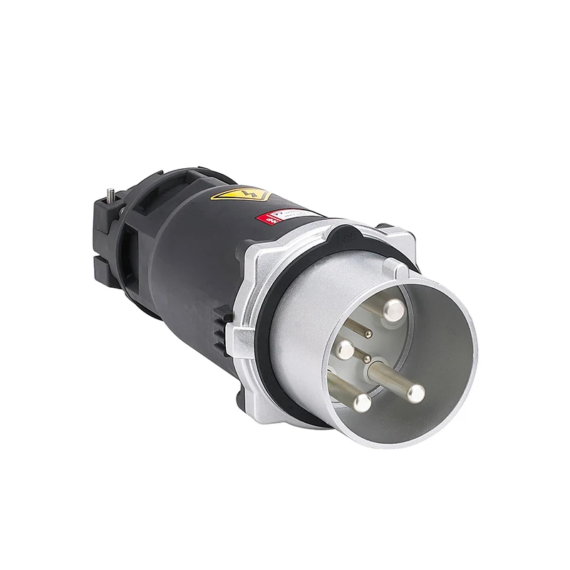 Saipwell IP67 250A 5P CEE/IEC Industrial Plugs Sockets Large Amp Electric Splitter 3/4 International Metal ABS Socket Aluminum