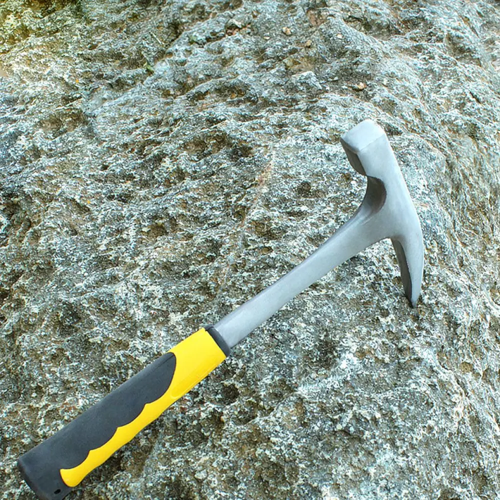 Versatile Geological Pick For Mineral Exploration Rock Chipping Professional Construction Hand Tool Durable Steel Quality