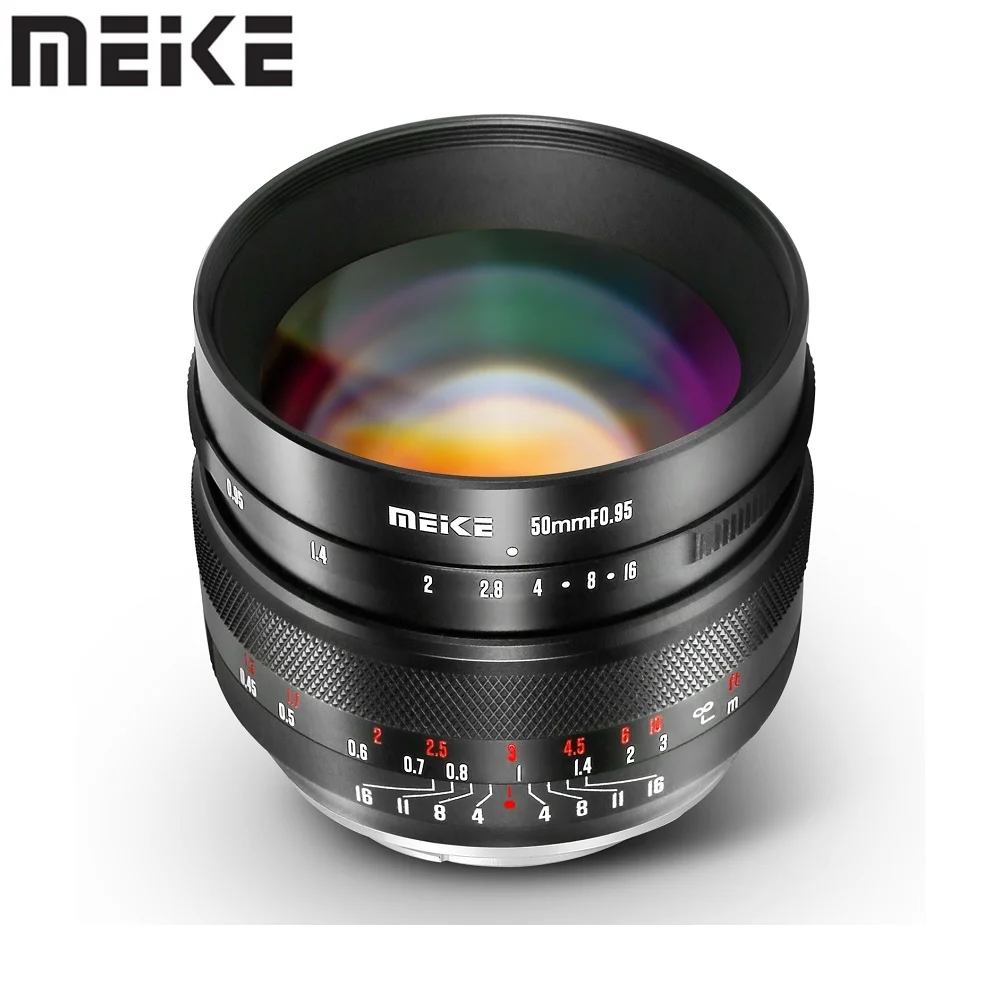 

Meike 50mm F0.95 Manual Focus Lens Aps-C for Canon EF-M /for Sony E Mount /for Fujifilm X Mount /for M43 M4/3 Mount /for Nikon Z