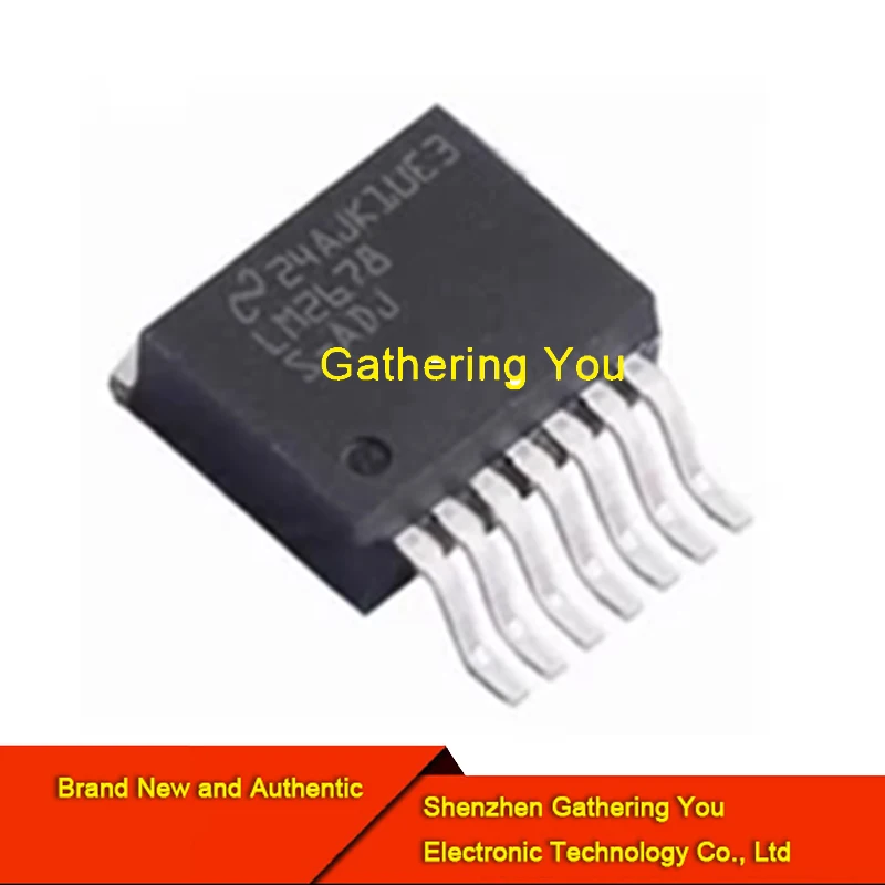 

LM2678S-ADJ 8V to 40V, 5A SIMPLE SWITCHER buck converter with high efficiency 7-DDPAK/TO-263 -40 to 125 Brand New Authentic