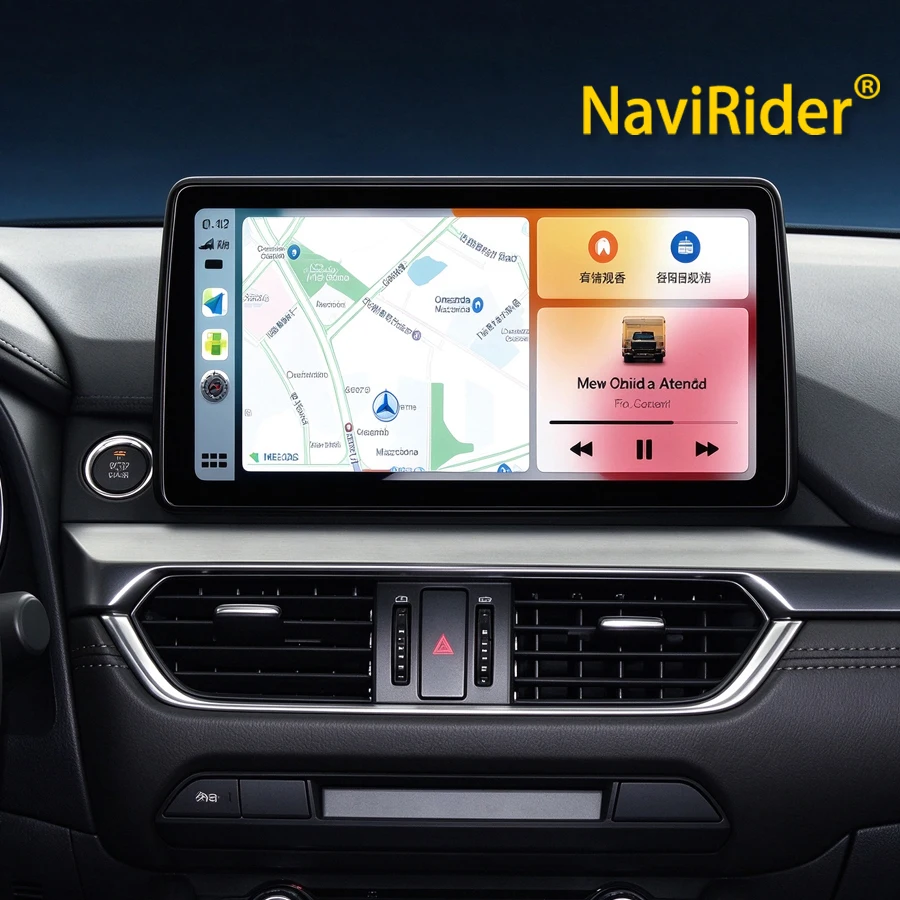 10.25 Inch Touch Screen Head Unit For Mazda6 Atenaz 2017-2020 Android14 4G CarPlay Android Auto GPS Navigation Multimedia Player